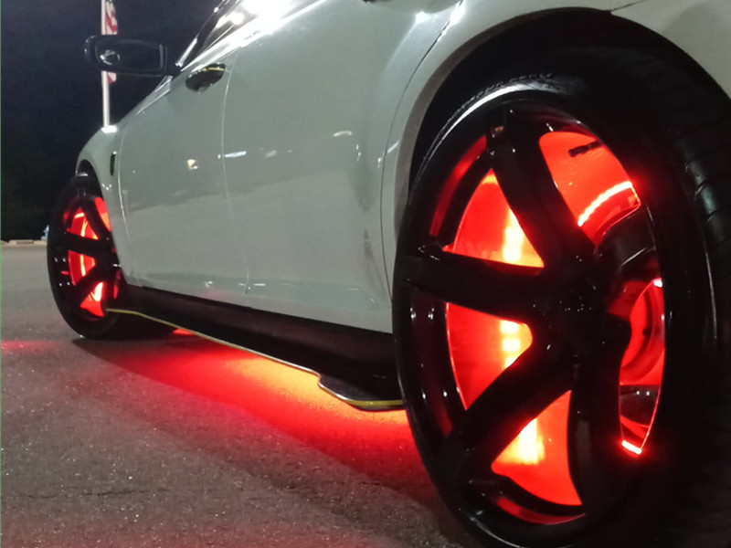 GMC led lights for wheel