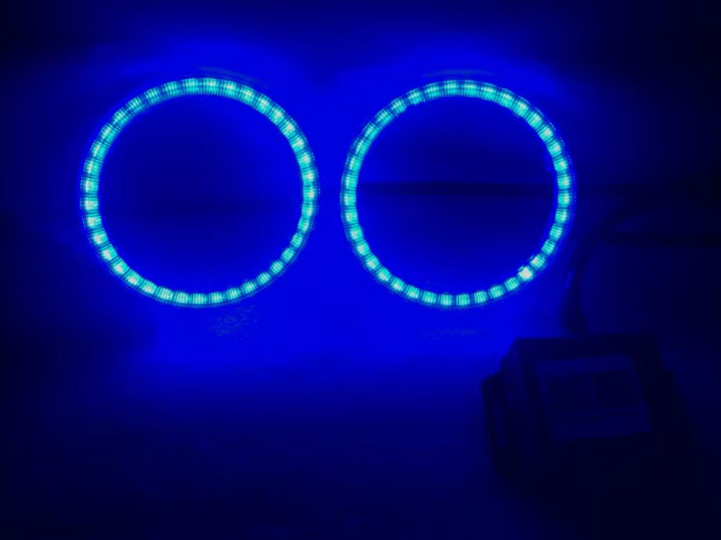 LED Headlight Halo Ring Multiple Color 
