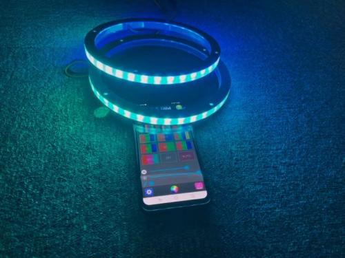 Switch and Bluetooth Remote Control Speaker Lights