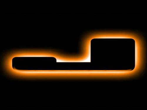 Amber Auto LED Emblem Lights for JEEP Black Base